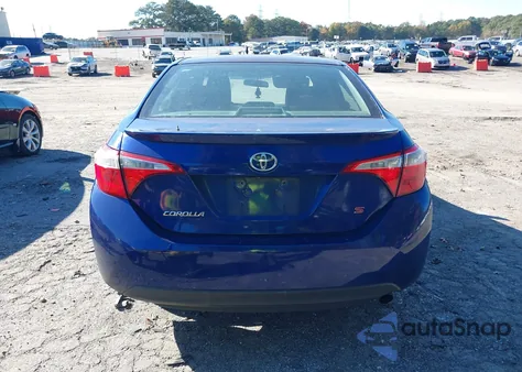 2016 Toyota Corolla S из США, поврежденный, VIN 2T1BURHEXGC624115